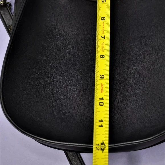 T-Shirt & Jeans Ring Handle Satchel in Black - Picture 7 of 7